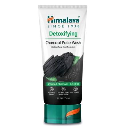غسول الوجه المنقي من هيمالايا بالفحم النشط والشاي الأخضر - 150 مل