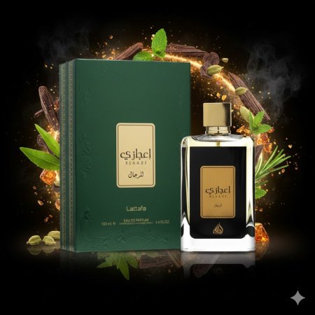 عطر اعجازي للرجال اخضر 100 مل EJAAZI