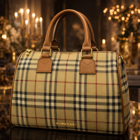 شنتة بيربري كوبي ماستر ايد عسلي