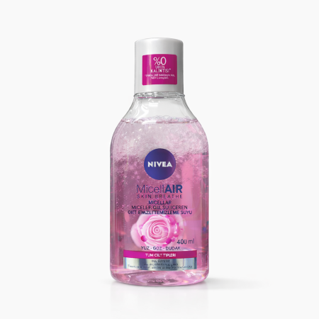 مزيل مكياج نيفيا ماء ميسيلار بماء الورد للوجه و العينين و الشفاه 400مل