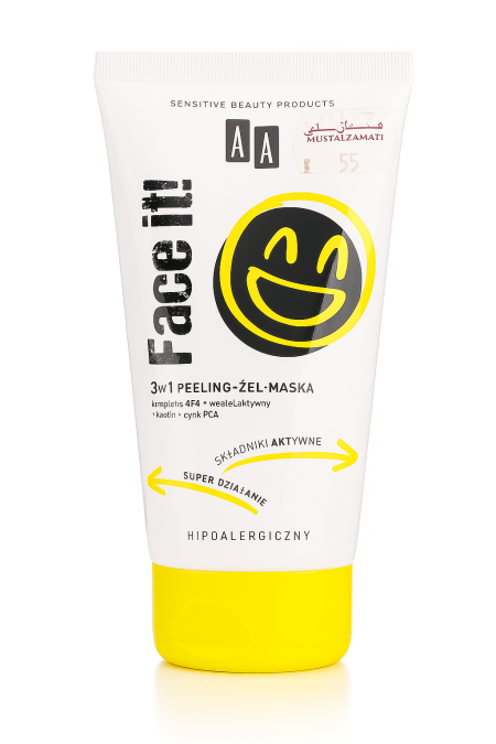 AA Face It 3in1 Peeling - جل - قناع للوجه 150 مل