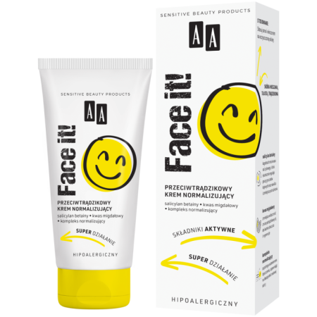كريم AA Face It! المُعالج لحب الشباب، ٤٠ مل مضاض التطبيع