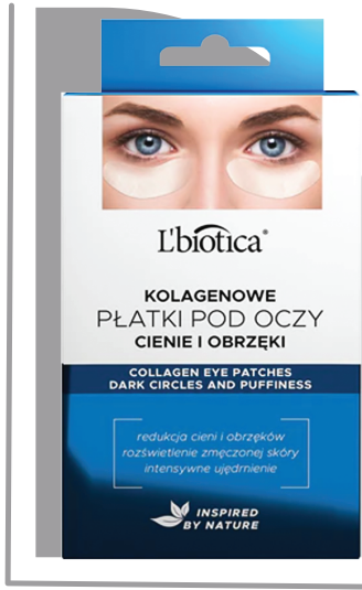 L'BIOTICA COLLAGEN EYE PADS 3 X 2 PIECES وسادات العين بالكولاجين بتركيبة هيدروجيل