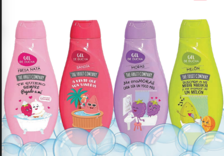 جل الاستحمام من شركة الفواكه