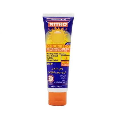 نيترو كندا واقي الشمس ومبيض للبشرة بالكولاجين 100مل لون ازرق